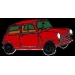 MINI COOPER PIN RED MINI COOPER CAR PIN