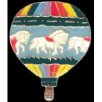 CAROUSEL HORSE BALLON PIN DX