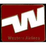 WESTERN AIRLINES LOGO PIN