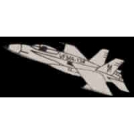 USMC MARINE CORPS F-18 HORNET AIRPLANE PIN