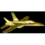 F-18 HORNET AIRPLANE GOLD PIN