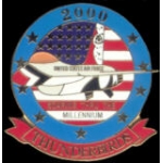 US AIR FORCE THUNDERBIRDS 2000 TEAM LOGO PIN DX