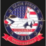 US AIR FORCE THUNDERBIRDS 2010 TEAM PIN