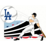 LOS ANGELES DODGERS HOME RUN PIN