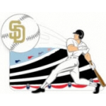 SAN DIEGO PADRES HOME RUN PIN