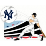 NEW YORK YANKEES HOME RUN PIN