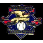 AMERICAN LEAGUE BASEBALL 100 YEAR 1901 2001 CHARTER PIN