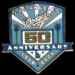 LOS ANGELES DODGERS 50TH ANNIVERSARY PIN