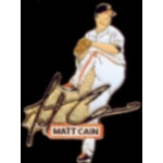 SAN FRANCISCO GIANTS MATT CAIN SIGNATURE ACTION PIN