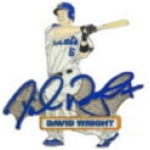 NEW YORK METS DAVID WRIGHT SIGNATURE PIN