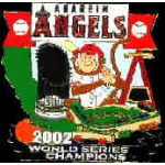 ANAHEIM ANGELS WORLD SERIES 2002 LTM ED LG