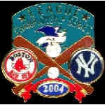 RED SOX VS YANKEES AMERICAN LEAGUE 2004 ALCS PLAYOFFS PIN