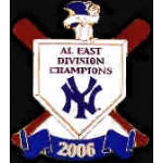 NEW YORK YANKEES 2006 DIVISION CHAMPION PIN