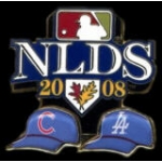 DODGERS CUBS 2008 DIVISION MATCHUP PIN