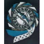 FLORIDA MARLINS MVP SWIRL PIN