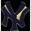 NEW YORK YANKEES LOGO CLASSIC NY INITIALS BLUE PIN