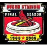 ST LOUIS CARDINALS BUSCH STADIUM FINAL SEASON PIN