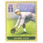 GEORGE SISLER BASEBALL LEGEND STAMP PIN