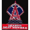 ANAHEIM ANGELS SEASON 2002 SEAT MEMBER PIN