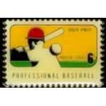 BASEBALL 100TH ANNIVERSARY PIN STAMP PIN DX