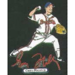 ATLANTA BRAVES GREG MADDUX SIGNATURE PIN