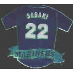 SEATTLE MARINERS KAZUHIRO SASAKI JERSEY PIN