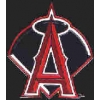 ANAHEIM ANGELS OLD LOGO WITH DIAMOND BACKGROUND PIN