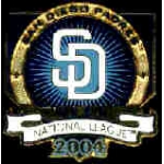 SAN DIEGO PADRES 2004 H P LOGO WITH NEW COLORS