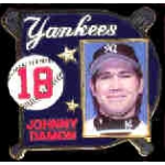 NEW YORK YANKEES JOHNNY DAMON PHOTO PIN