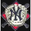 NEW YORK YANKEES BAT AND GLOVE LOGO