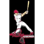 ST LOUIS CARDINALS MARK MCGWIRE SIGNATURE ACTION PIN