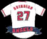 ANAHEIM ANGELS VLADIMIR GUERRERO JERSEY PIN