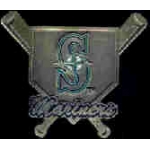 SEATTLE MARINERS BATS ANTIQUE STYLE PIN