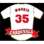 ST LOUIS CARDINALS MATT MORRIS JERSEY PIN