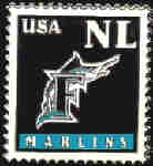 FLORIDA MARLINS STAMP PIN