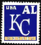 KANSAS CITY ROYALS STAMP PIN