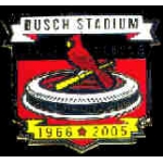 ST LOUIS CARDINALS BUSCH STADIUM FINAL SEASON PIN