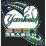 NEW YORK YANKEES 2001 SWOOSH LOGO PIN