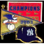 NEW YORK YANKEES 2003 A L CHAMPION PIN