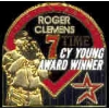 HOUSTON ASTROS ROGER CLEMENS 7 CY YOUNGS PIN