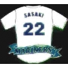 SEATTLE MARINERS KAZUHIRO SASAKI HOME JERSEY PIN