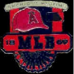 ANAHEIM ANGELS OF LOS ANGELES AMERICAS PASTIME MLB BASEBALL PIN