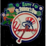 NEW YORK YANKEES ST PATRICKS DAY HOLIDAY PIN