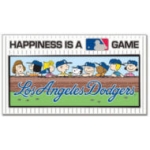 LOS ANGELES DODGERS PIN PEANUTS PIN DX