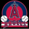 ANAHEIM ANGELS LOGO WITH BALLS PIN