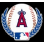 ANAHEIM ANGELS PIN BASEBALL LAURAL PIN