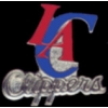 LOS ANGELES CLIPPERS LOGO AND WORD PIN