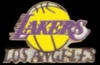 LOS ANGELES LAKERS PIN LOGO WORDMARK PIN