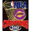 LOS ANGELES LAKERS 2002 CHAMPIONS NBA PIN