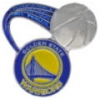 GOLDEN STATE WARRIORS GLITTER BALL WARRIORS PIN